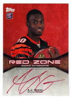 2011 Topps Red Zone Rookie Autograph Auto A.J. Green /100  