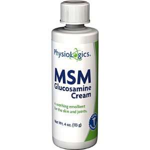  Physiologics   MSM & Glucosamine Cream 4 oz Health 