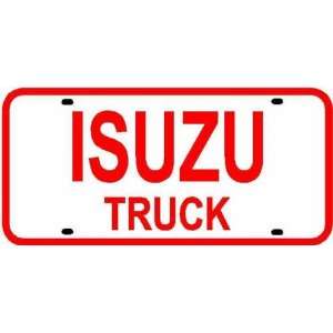 ISUZU TRUCK LICENSE PLATE sign st import: Home & Kitchen