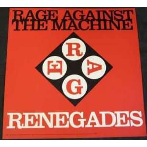  Rage Against the Machine   Renegades (Double Sided Poster 