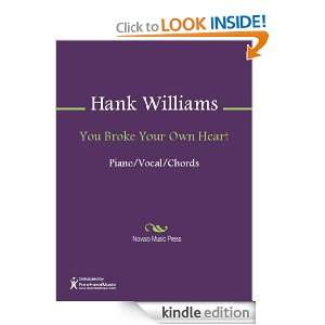 You Broke Your Own Heart Sheet Music Hank Williams  