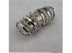   Knuckle Silver Armour Cage Hinged Double Bendable Punk Rock Long Ring