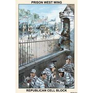   printed on 12 x 18 stock. Prison West Wing   Republican Cell Block