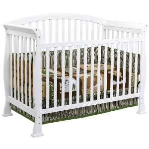  Thompson 4 in 1 Convertible Crib in Pearl White Finish By 