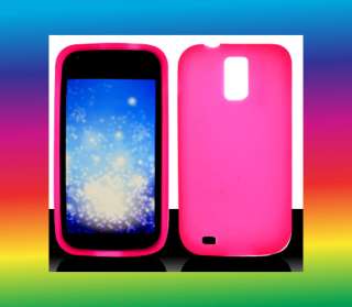 Pink Silicon T Mobile Samsung Galaxy S II S2 T989 SGS2 Soft Gel Phone 