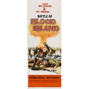  Battle of Blood Island Poster Insert 14x36 Richard Devon 