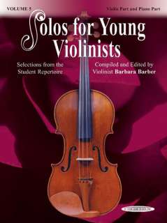 Solos for Young Violinists Violin Part/Piano Acc. Vol 5  