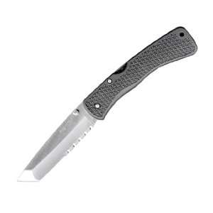   : Large Voyager Zytel Handle Tanto Point ComboEdge: Sports & Outdoors