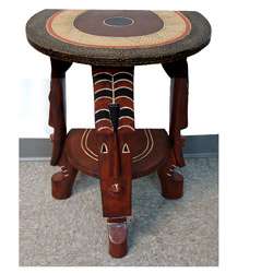 Handmade Large Fulani Side Table (Ghana)  Overstock