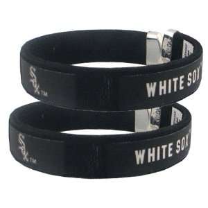  Chicago White Sox   MLB Fan Band Bracelet (2 Pack): Sports 
