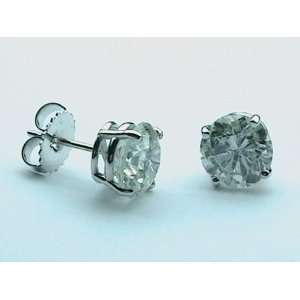  earring stud diamond round brilliant 0.20 carat 