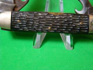 Rare Imperial Bone Scout Pocket Knife VG 7111 9 MJB  