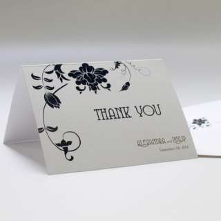   WEDDING PARTY FAVOR PERSONALIZED THANK YOU CARDS 068180004621  