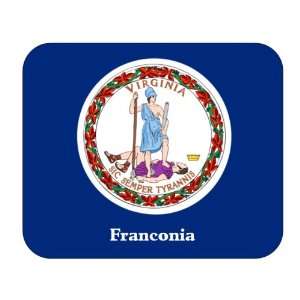  US State Flag   Franconia, Virginia (VA) Mouse Pad 