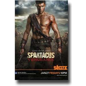 Spartacus Poster   TV Promo Flyer   11 X 17   Vengeance 