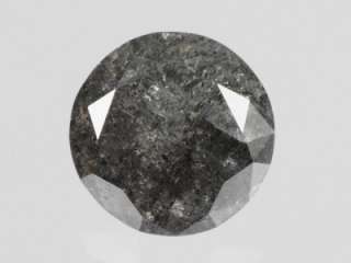   Fancy Ice Black 100% Natural Round Brilliant Rose Cut Diamond  