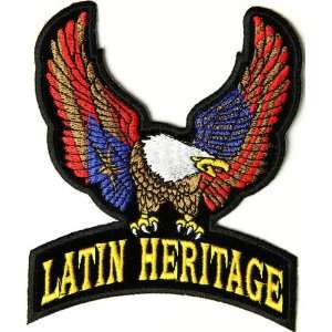  Eagle Patch Us Puerto Rico Latin Heritage Small, 4x5 inch 