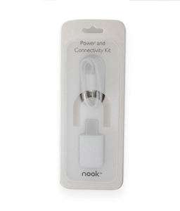 NEW!! GENUINE NOOK POWER and CONNECTIVITY KIT ADAPTER+ USB CABLE 