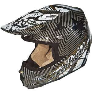  Fly Racing Formula MX Helmet   2010   X Large/Black/White 