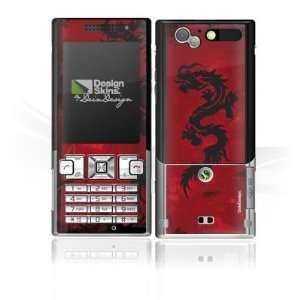  Design Skins for Sony Ericsson T700   Dragon Tribal Design 