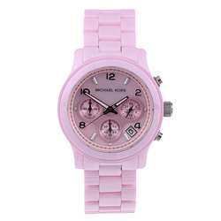 MICHAEL Michael Kors MK5194 Womens Pink Ceramic Watch  Overstock