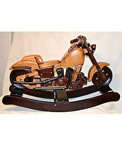 Premium Wood Motorcycle Rocker  