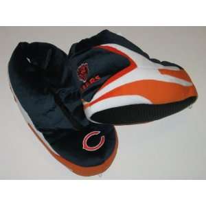  CHICAGO BEARS Cleat Style PLUSH SLIPPERS with Team Logo & Colors 