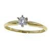 14k solid gold solitaire ring with 0 15 ct natural diamond our price $ 