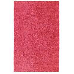 Chenille Pink Shag Rug (5 x 8)  Overstock