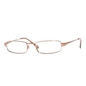   Rx8602 Light Brown Frame Titanium Eyeglasses, 52mm