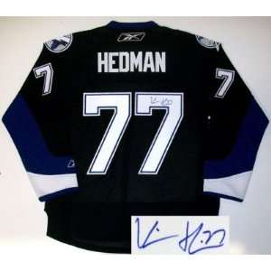 Victor Hedman Signed Jersey   Home 