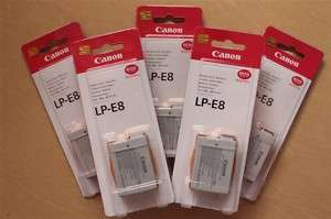 LP E8 Battery For Canon Eos Rebel T2i 550D LPE8 free PP  