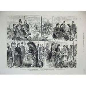  1887 Queen Show American Exhibition Sioux Chief Indians 