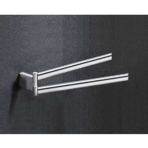   13 14 Inch Chrome Double Arm Swivel Towel Bar 5523 13: Home & Kitchen