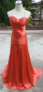 NWT CLARISSE $245 PAPAYA Party Evening Ball Gown 14  