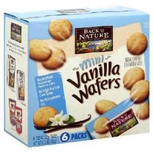 Back To Nature Mini Vanilla Wafer Cookies ( 6X6.7 Oz):  
