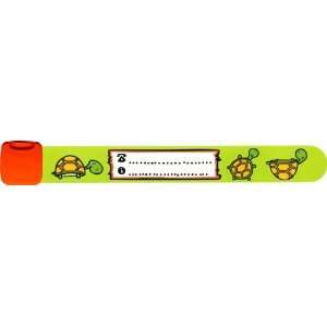  Infoband Child Safety ID Wristband   Green Turtle Baby