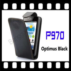   Flip PU Leather Pouch Case Cover for LG Optimus Black P970 NEW  