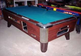 7FT VALLEY COIN OPERATED POOL TABLES   7 ARE AVAILABLE!  