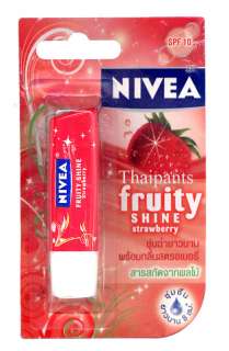 Nivea Lip Balm Care   Star Fruits  Strawberry 8 Hour  