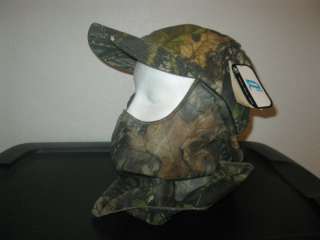 Mossy Oak Obsession Netted Hat Head Cover/Face Mask Turkey Archery 