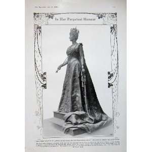  1908 Statue Queen Alexandra London Hospital Royalty: Home 