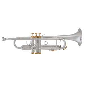  Blessing 1580 Professional Bb Trumpet in Silver/Gold 