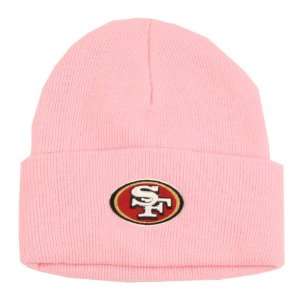  San Francisco 49ers Cuffed Embroidered Logo Winter Knit 