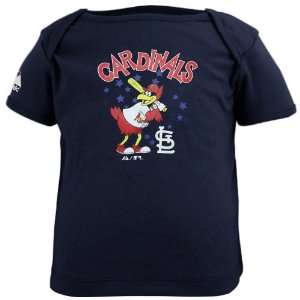   St. Louis Cardinals Infant Navy Blue Grand Slam Mascot T shirt