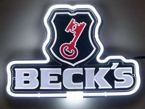 Becks Beer Logo Bar Pub Store Neon Light Sign 340 NEW  