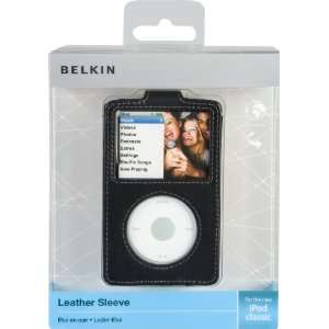  Belkin Leather Sleeve For New Ipod Classic   Black  