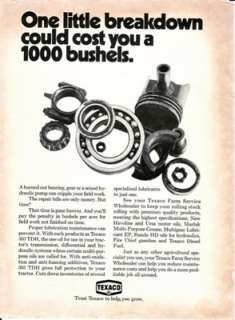 Texaco 303 TDH Oil 1971 Print Ad  