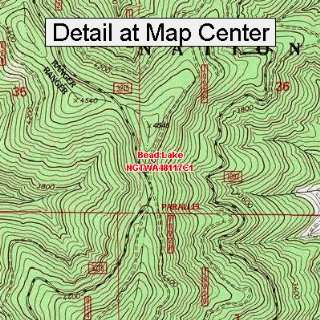   Map   Bead Lake, Washington (Folded/Waterproof)