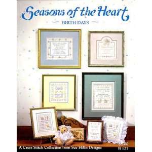   Of Heart Birthday   Cross Stitch Pattern Arts, Crafts & Sewing